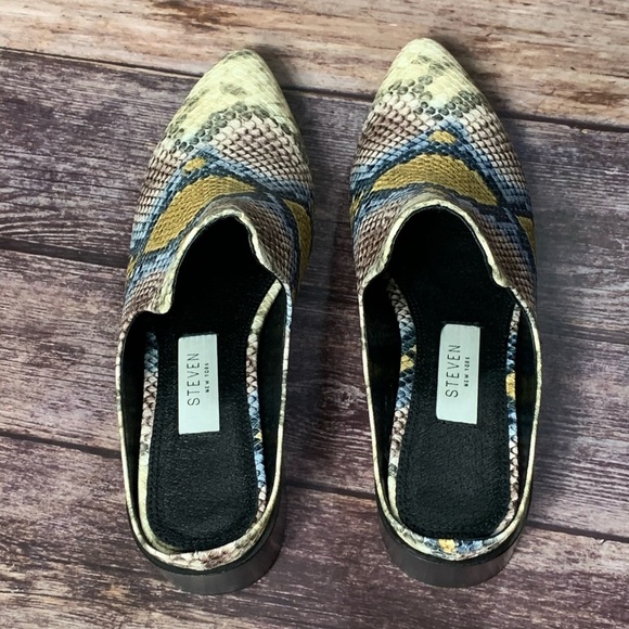 Steve Madden ~ Deandra Snakeskin Embossed Mule - Picture 6 of 12